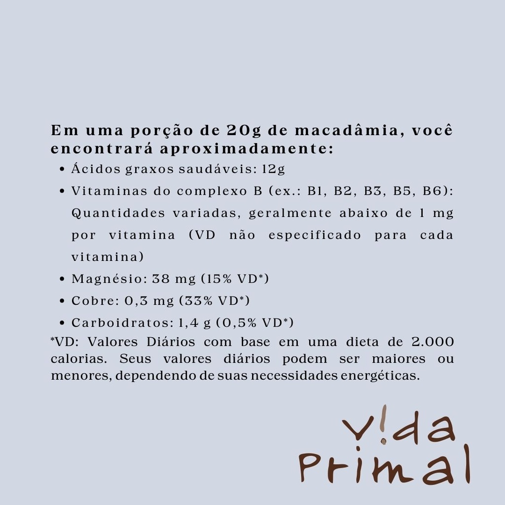 PASTA DE MACADÂMIA ADOÇADA COM AÇÚCAR DE TÂMARA 230g