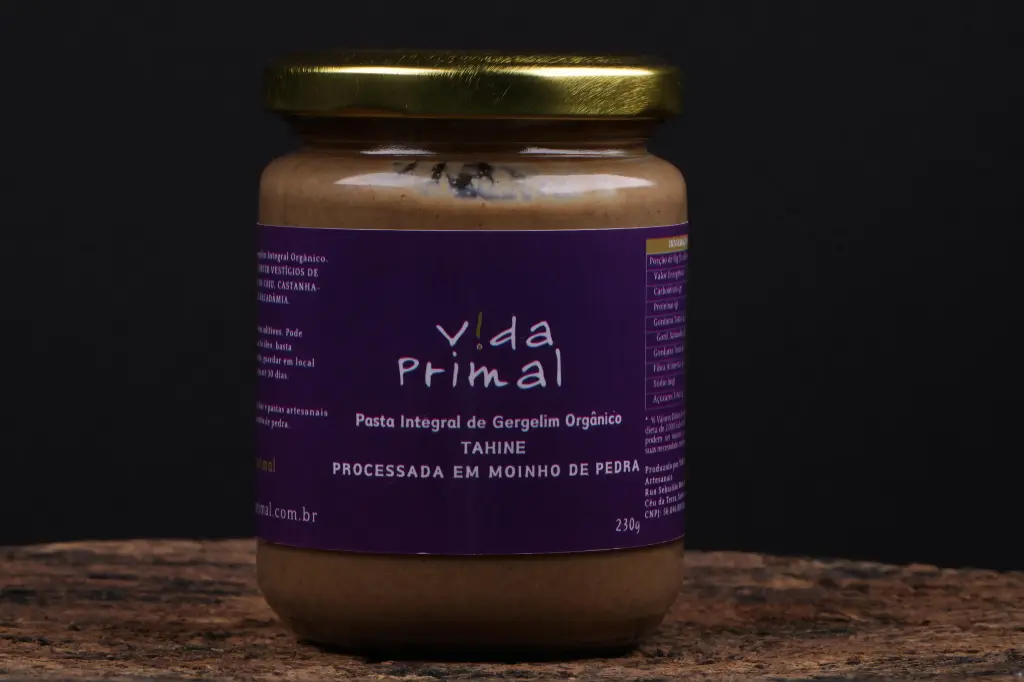 PASTA DE GERGELIM ORGÂNICO INTEGRAL - TAHINE 230g